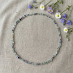 Mehrfarbige Fluorit Kette, 76 cm ca. 320.00 ct
