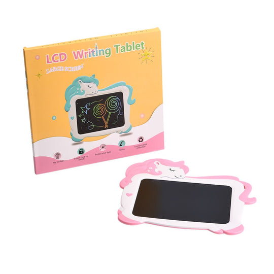 LCD-Schreibtafel für Kinder mit Rentier-Design, 19x29x1 cm