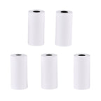 Set mit 5 Rollen Fotopapier für Sofortbildkameras, Größe 57x30 mm, Weiß