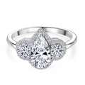 LUXURIANT DIAMOND - Lab Grown Diamant VS-EF IGI zertifiziert Ring, 950 Platin (Größe 17.00) ca. 2.00 ct