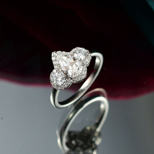 LUXURIANT DIAMOND - Lab Grown Diamant VS-EF IGI zertifiziert Ring, 950 Platin ca. 2.00 ct