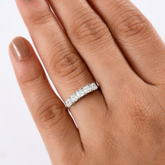 LUXURIANT DIAMOND - Lab Grown Diamant VS-EF SGL zertifiziert Ring 950 Platin (Größe 18.00) ca. 1.00 ct