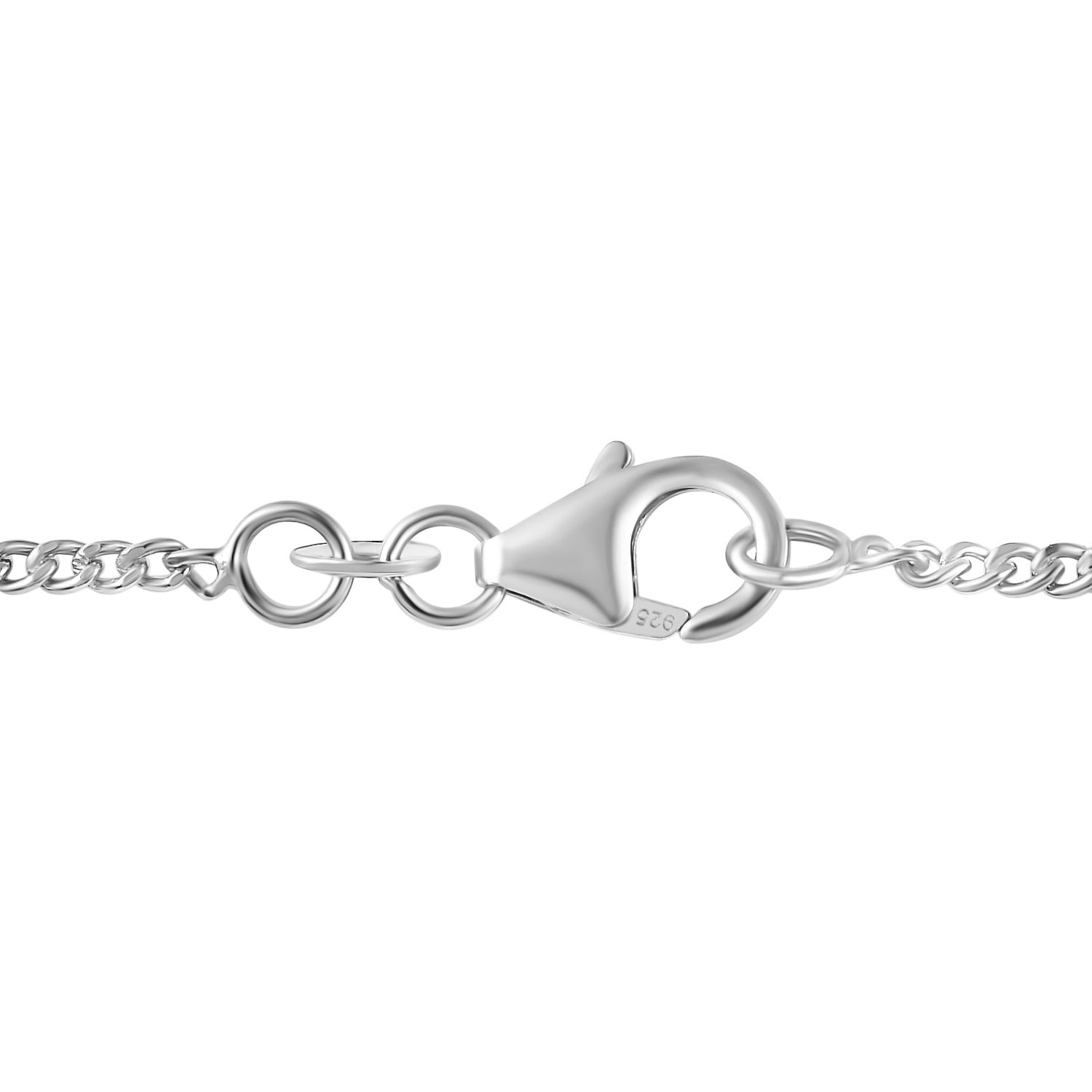Garden Majesty - D joy Wassermelonen Quarz Triplette Halskette ca. 45 cm 925 Silber rhodiniert ca. 27,56 ct.