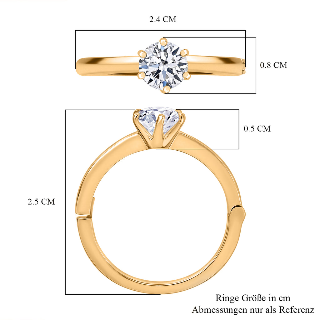750 Gelbgold Vermeil