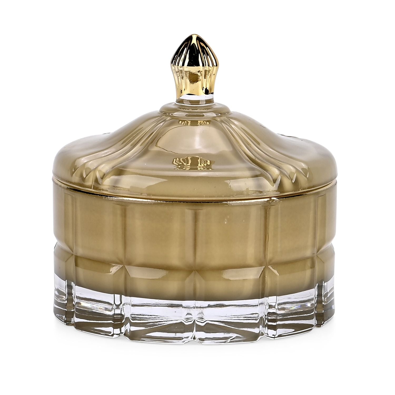 LIVMORE - Duftkerze, 28 Std. Brenndauer, 150g, 4,5 ml ätherisches Öl, Oud-Holz, Grün