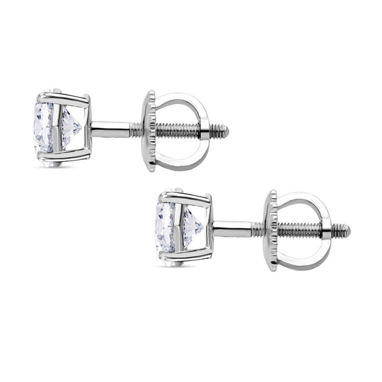 LUXURIANT DIAMOND - Lab Grown Diamant VS-EF SGL zertifiziert Ohrringe 950 Platin ca. 1.50 ct