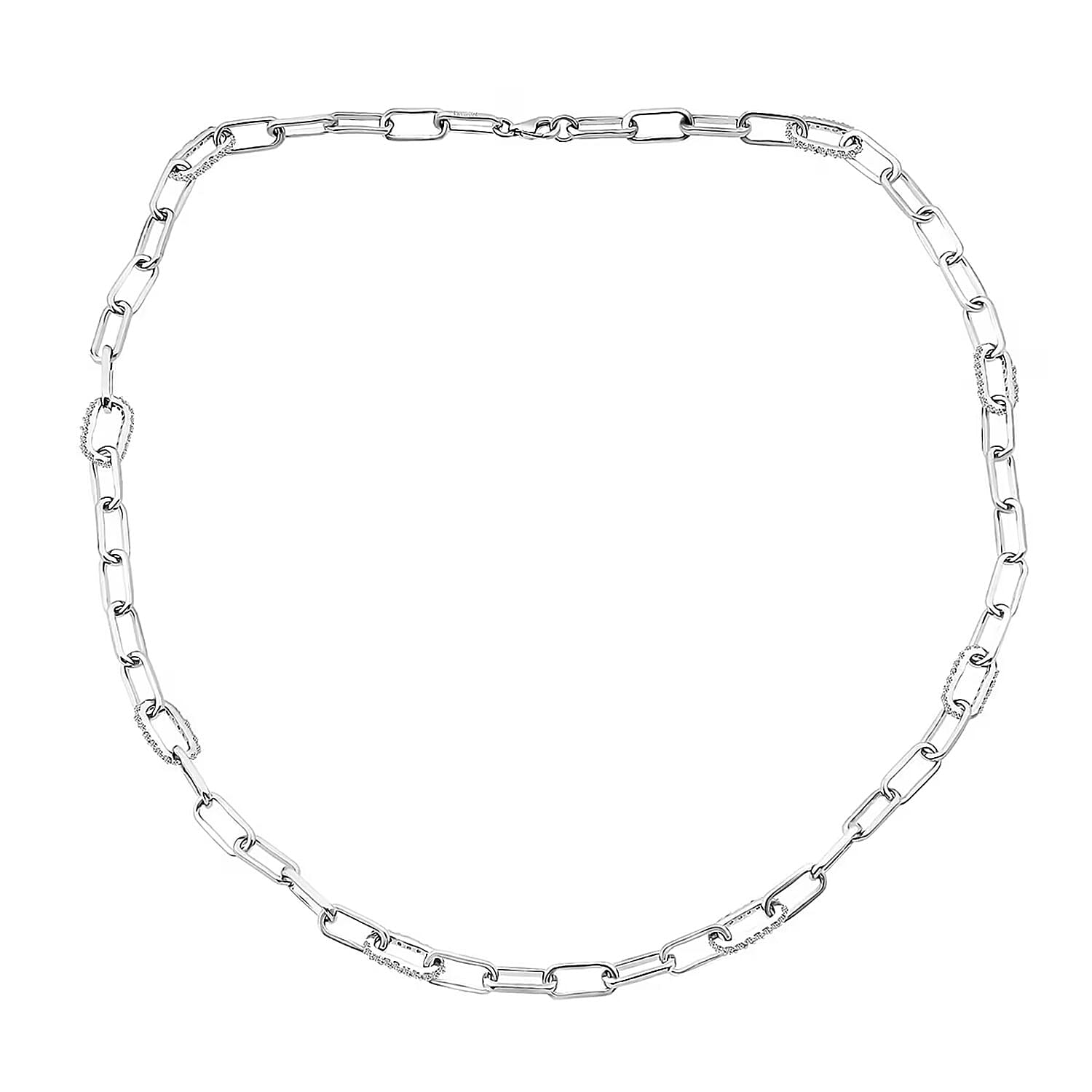 LUXURIANT DIAMOND - Lab Grown Diamant SI Halskette ca. 45 cm 925 Silber rhodiniert (7-8 Werktage Lieferzeit) ca. 1.75 ct