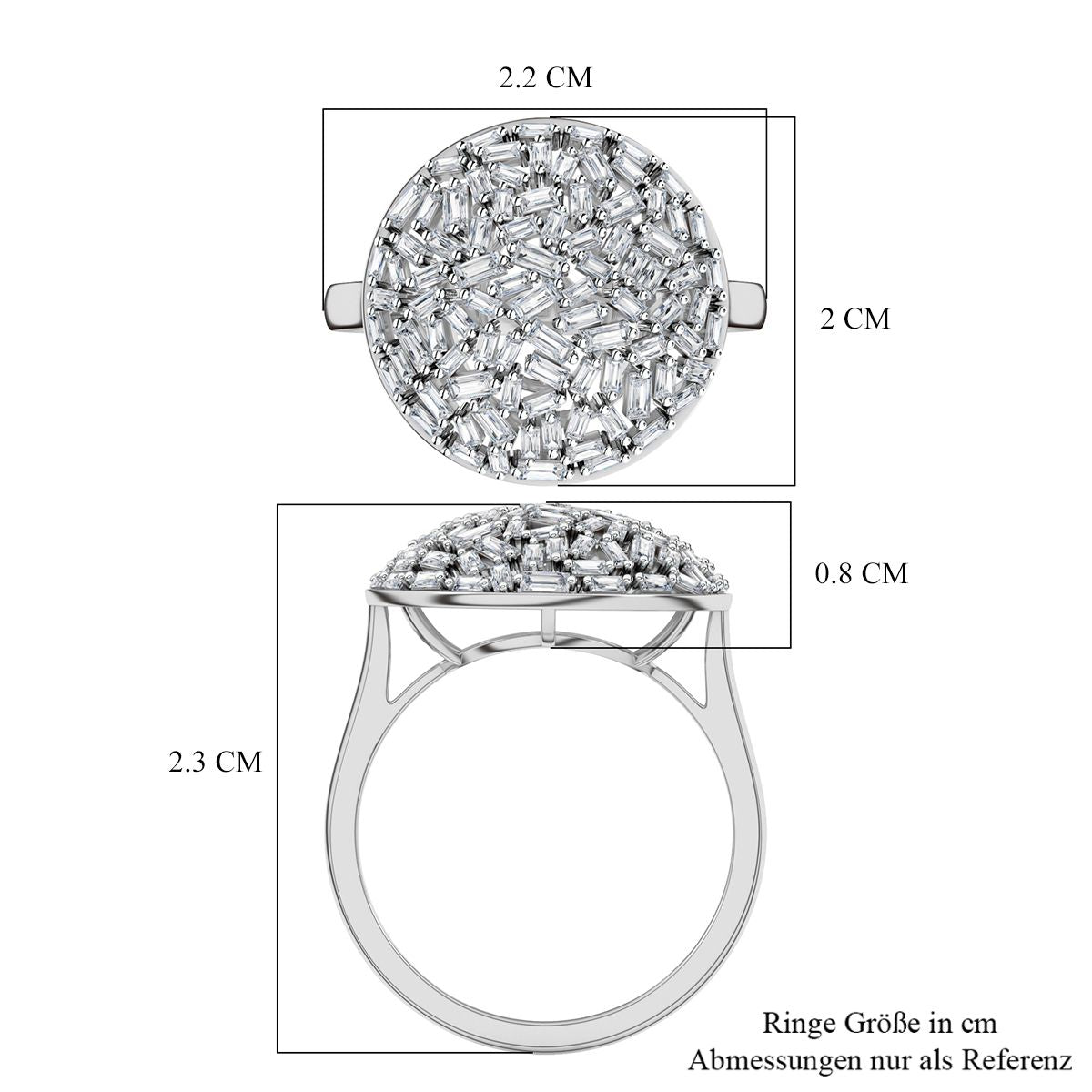 Rhodium-Überzug