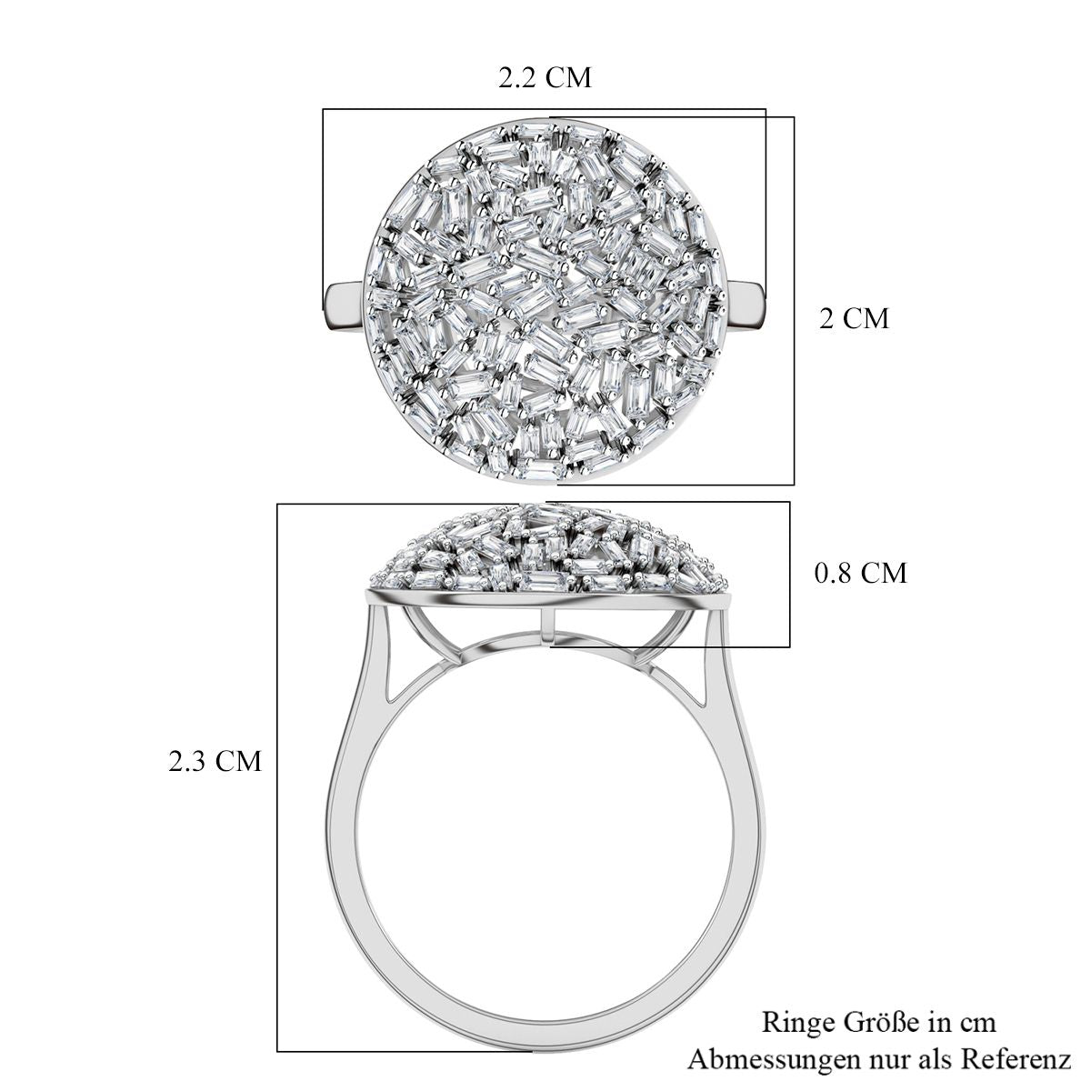 Rhodium-Überzug