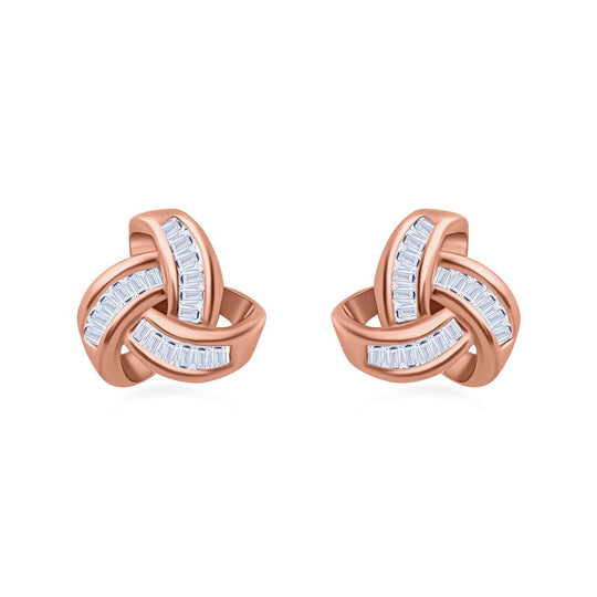 LUXURIANT DIAMOND - Lab Grown Diamant SI-GH SGL zertifiziert Ohrringe 925 Silber rhodiniert ca. 0,25 ct.