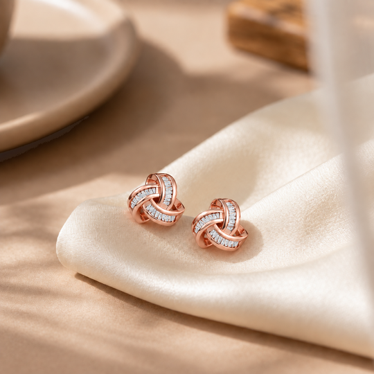 LUXURIANT DIAMOND - Lab Grown Diamant SI-GH SGL zertifiziert Ohrringe 925 Silber rhodiniert ca. 0,25 ct.