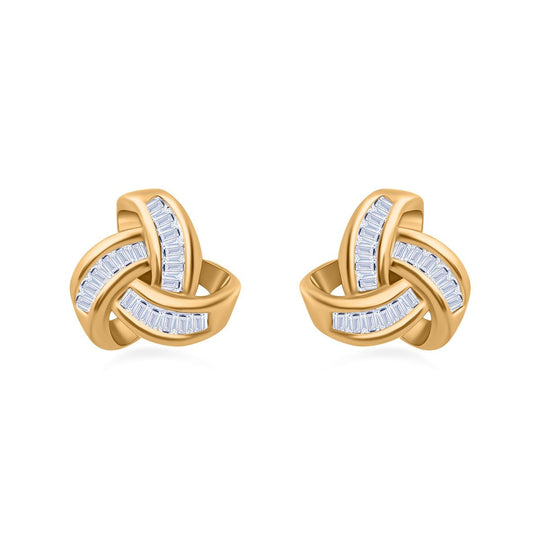 LUXURIANT DIAMOND - Lab Grown Diamant SI-GH SGL zertifiziert Ohrringe 925 Silber rhodiniert ca. 0,25 ct.