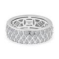 LUXURIANT DIAMOND - Lab Grown Diamant SI-GH SGL zertifiziert Ring 925 Silber rhodiniert (Größe 16.00) ca. 1,00 ct