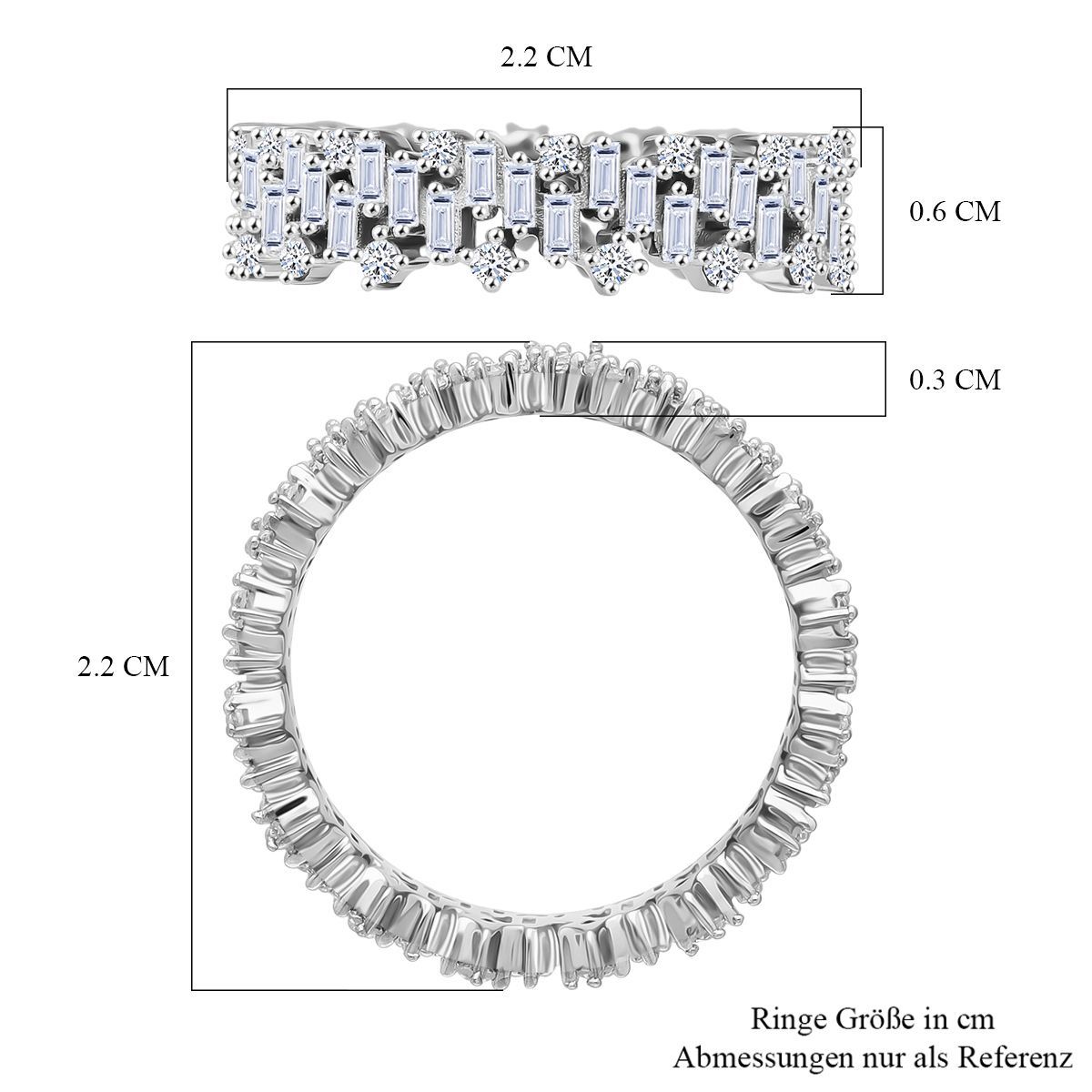 Rhodium-Überzug