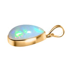 AAA Natürlicher, äthiopischer Welo Opal Anhänger 585 Gold ca. 5.10 ct