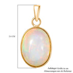 AAA Natürlicher, äthiopischer Welo Opal Anhänger 585 Gold ca. 6.80 ct