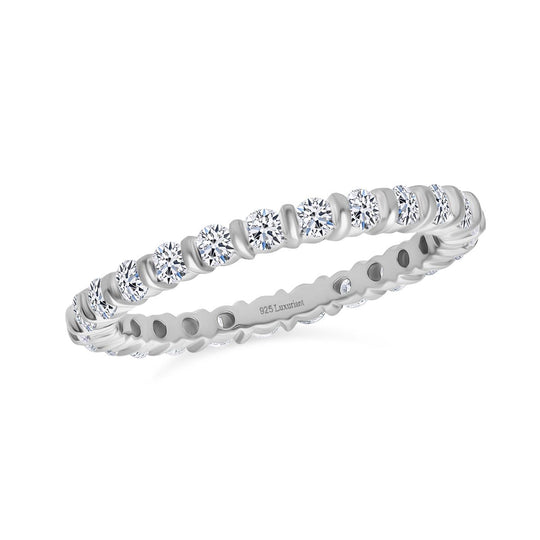 LUXURIANT DIAMOND - Lab Grown Diamant SI-GH Ring 925 Silber rhodiniert (Größe 21.00) (10-15 Werktage Lieferzeit) ca. 1.00 ct
