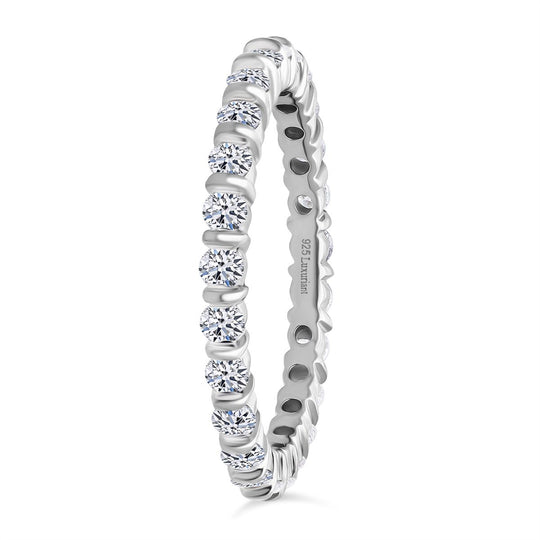 LUXURIANT DIAMOND - Lab Grown Diamant SI-GH Ring 925 Silber rhodiniert (Größe 21.00) (10-15 Werktage Lieferzeit) ca. 1.00 ct