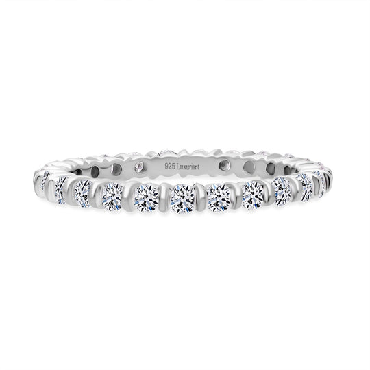 LUXURIANT DIAMOND - Lab Grown Diamant SI-GH Ring 925 Silber rhodiniert (Größe 21.00) (10-15 Werktage Lieferzeit) ca. 1.00 ct