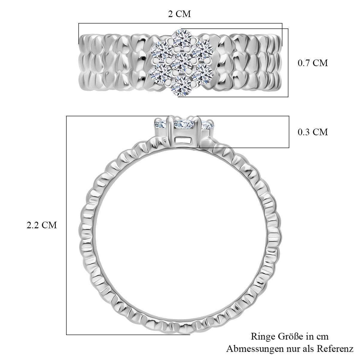 Rhodium-Überzug