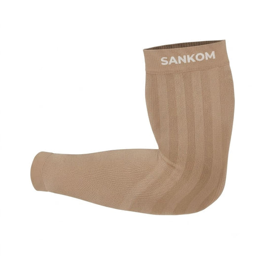 SANKOM - Patentierte Armstulpen, L/XL, Beige