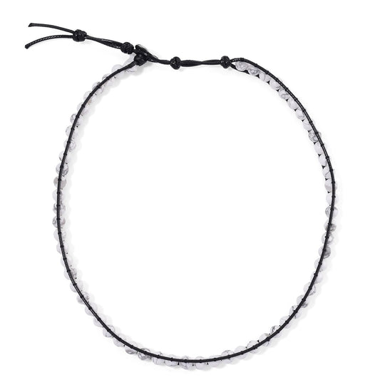 Weiße Howlit Halskette, flexibel (ca. 42 cm), ca. 80.00 ct