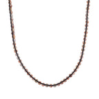 Roter Web-Jaspis Halskette, flexibel (ca. 42 cm), ca. 80.00 ct