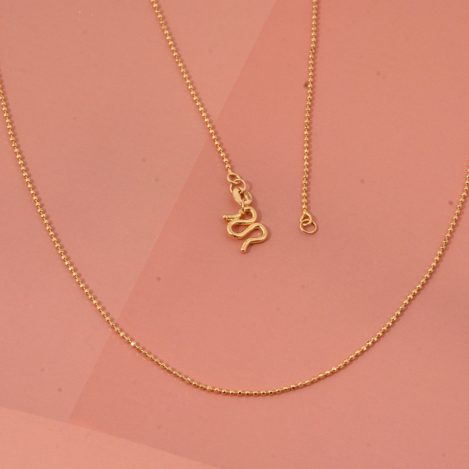 999 Gold Kugelkette ca. 50 cm ca. 3,36g