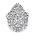 LUXURIANT DIAMOND - Lab Grown Diamant SI-GH Ring 925 Silber Rhodiniert (Größe 17.00) ca. 1.25 ct
