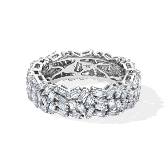 LUXURIANT DIAMOND - Lab Grown Diamant SI-GH Ring 925 Silber Rhodiniert (Größe 17.00) ca. 2,38 ct