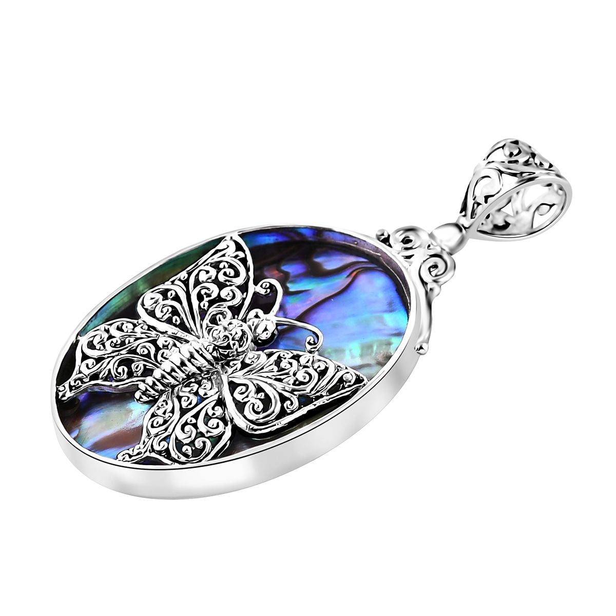 Royal Bali - Abalone Muschel Anhänger 925 Silber