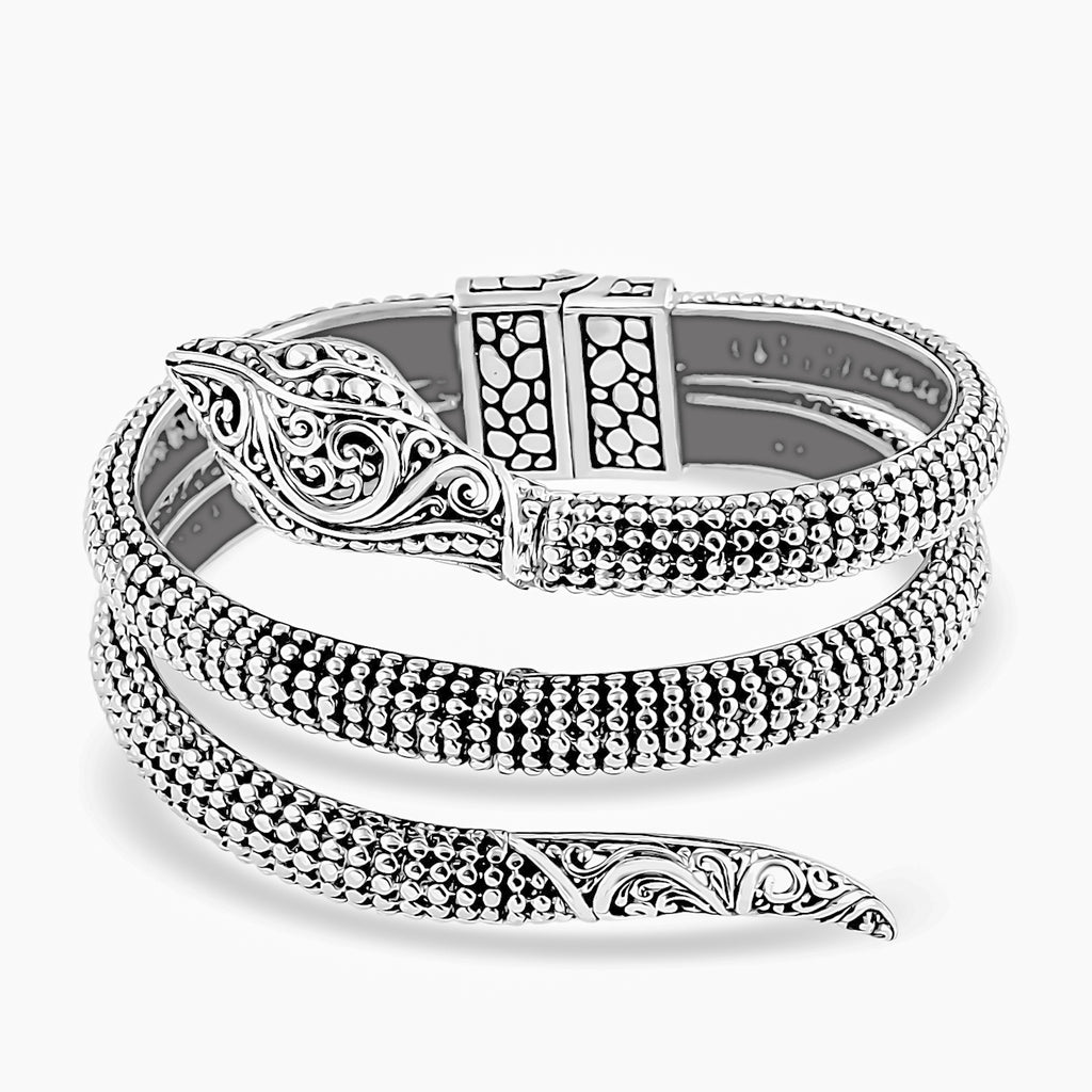 Royal Bali - 925 Silber Armreif ca. 19 cm ca. 42,72g