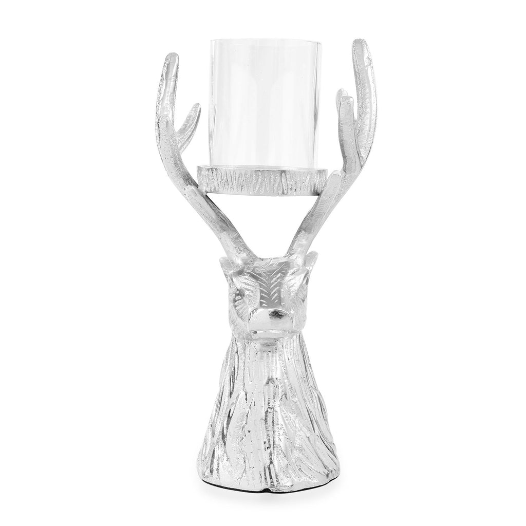 Rentier Teelichthalter, Silber, 50.8 x 20.3 x 25.4 cm