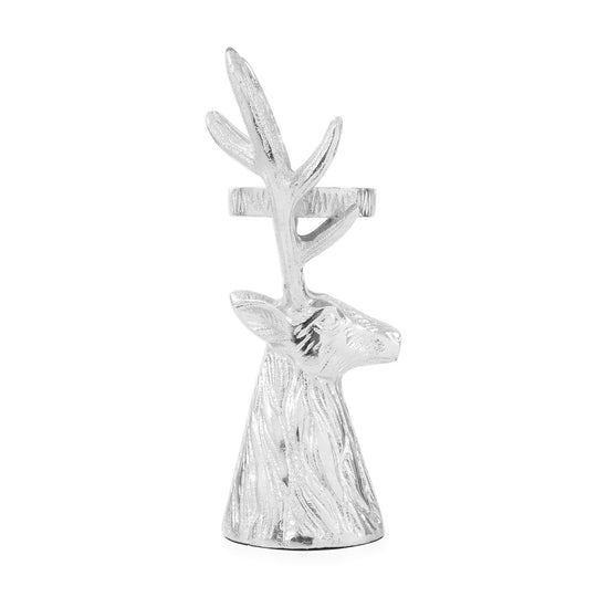 Rentier Teelichthalter, Silber, 50.8 x 20.3 x 25.4 cm