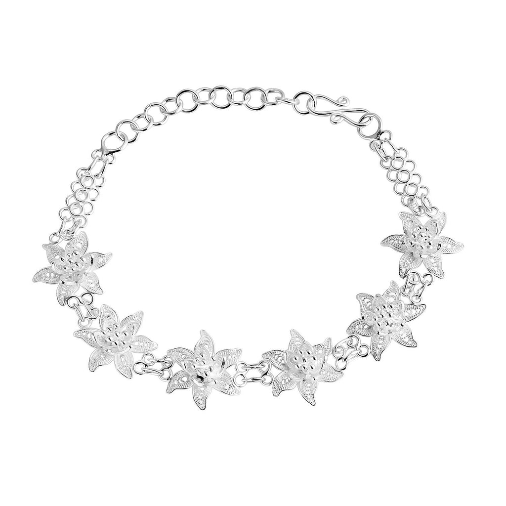 Royal Bali - 925 Silber Tarakashi Armband ca. 20 cm, 9,99g