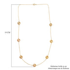 AAA Goldene Südsee Perle (7-8 mm) Halskette ca. 50 cm 750 Gold