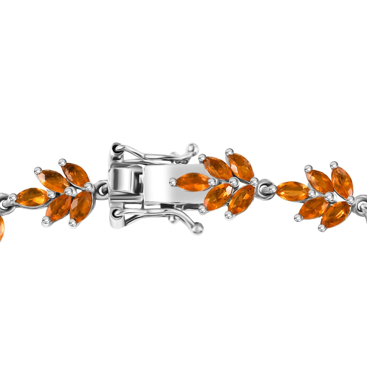 D'Joy AA Salamanca Feueropal Armband ca. 19 cm 925 Silber Rhodiniert ca. 4,93 ct.