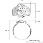 Royal Bali - D Joy 925 Silber Ring (Größe 19.00) ca. 6,10g