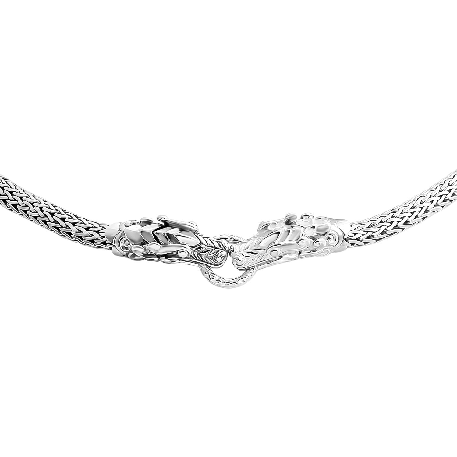 Royal Bali - D Joy 925 Silber Drache Halskette ca. 50 cm ca. 62,22g