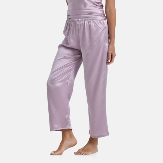 LA MAREY Signature - Seiden-Lounge-Hose aus 100% Maulbeerseide, Größe L, Himmelblau