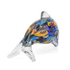 Glasfiguren Kollektion Delfin, 11 x 5.5 x 6.7 cm