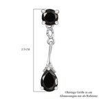 D'Joy Elite Shungit Ohrringe 925 Silber platiniert ca. 1.25 ct