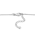 D'Joy Tansanit, Moissanit Halskette ca. 45 cm 925 Silber rhodiniert ca. 8.82 ct