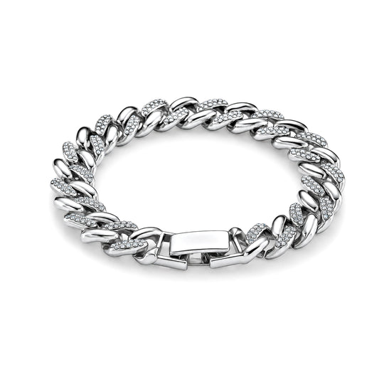 Weißer Kristall Armband ca. 19 cm Standard