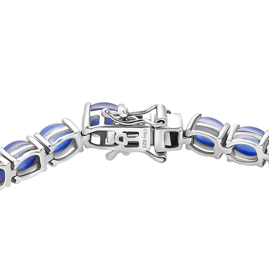 D'Joy Aurora Mondstein Armband ca. 20 cm 925 Silber rhodiniert ca. 24,60 ct.