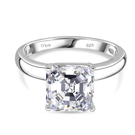 RADIANTA GRA zertifiziert Moissanit (D-VVS) Ring 925 Silber rhodiniert (Größe 16.00) ca. 3.00 ct
