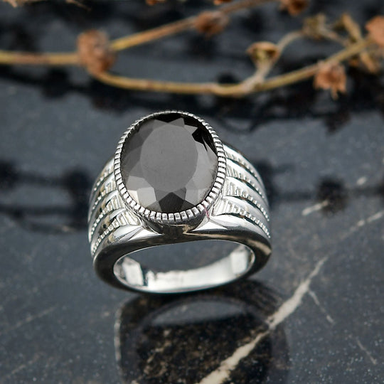 Elite Shungit Ring 950 Kupfer (Größe 17.00) ca. 5,35 ct