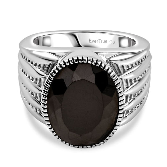 Elite Shungit Ring 950 Kupfer (Größe 17.00) ca. 5,35 ct