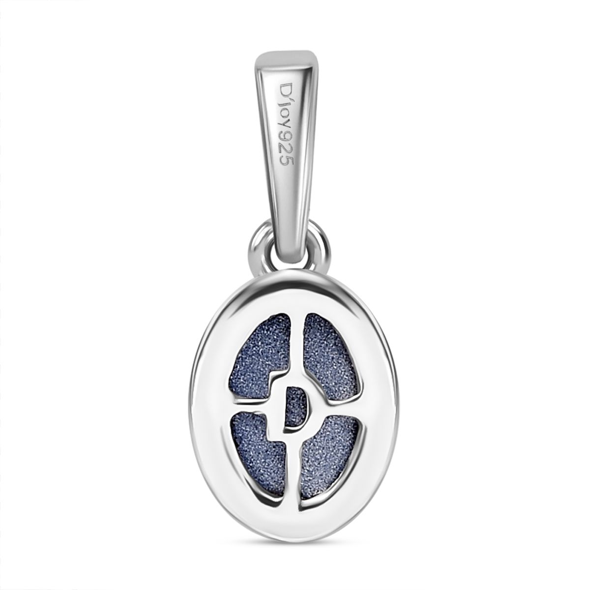 D'Joy Aurora Mondstein Anhänger 925 Silber rhodiniert ca. 1.39 ct