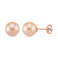 D'Joy Edison Perle (9-11 mm) Ohrringe 925 Silber rosévergoldet